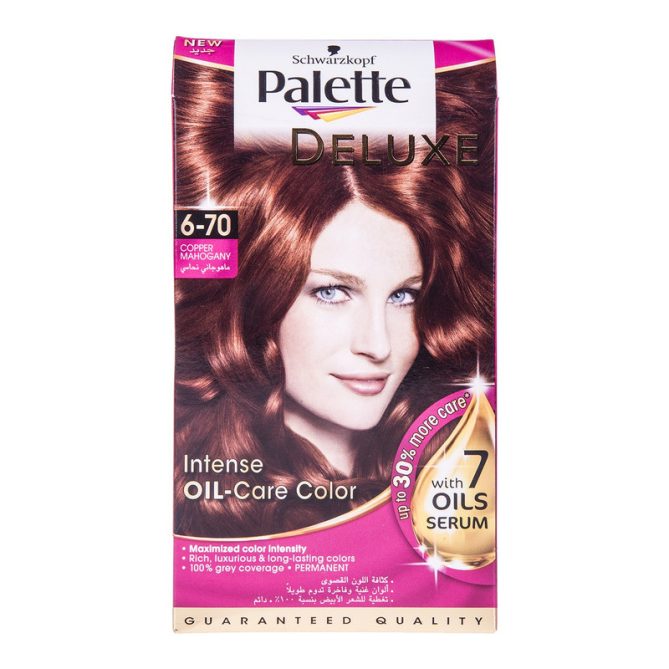 کیت رنگ مو پلت سری Deluxe مدل Copper Mahogany شماره 6-70