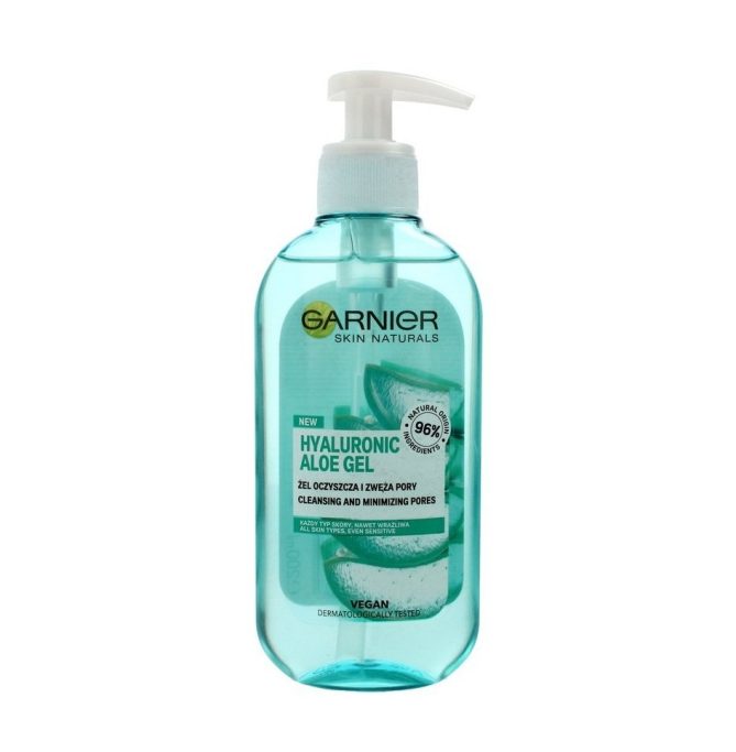 ژل پاک کننده صورت گارنیه مدل Hyaluronic Aloe حجم 200 میلی لیتر