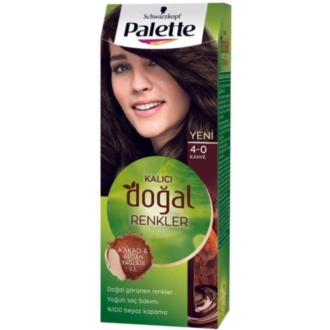 کیت رنگ مو پلت سری dogal شماره  4-0 حجم 50 میلی لیتر رنگ قهوه ای